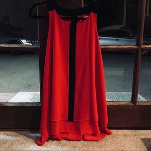 Faith & Joy Sleeveless Blouse 3 tier c pics